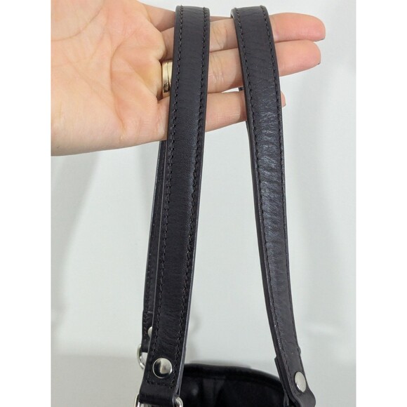 Lauren Ralph Lauren Vintage Houndstooth Brown Mini Tote British Inspired Bag - Picture 4 of 13